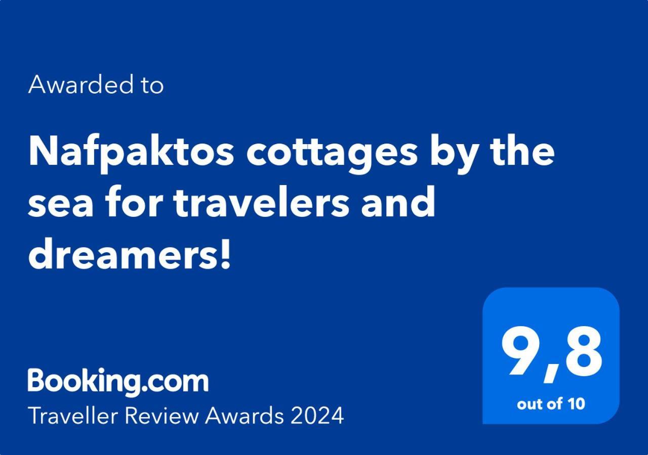 Nafpaktos Cottage By The Sea For Travelers And Dreamers! Esterno foto